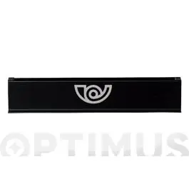 Bocacartas aluminio color negro btv