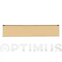 Bocacartas aluminio color dorado btv