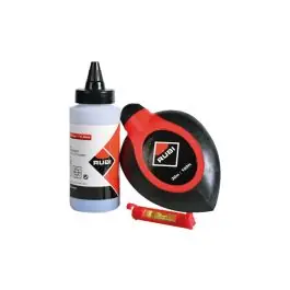 Plomada albañil trazad. 30mt col.120gr niv.cordel abs rubi