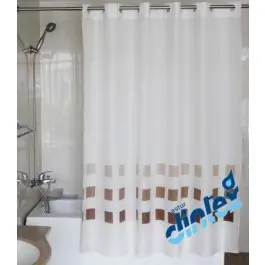 Cortina baño anilla facil text bei llas dintex 180 x 200cm