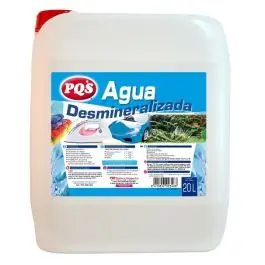 Agua desmineralizada 20 l pqs
