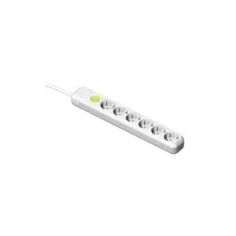 Base multiple con interruptor 6 tomas 1,5mt famatel