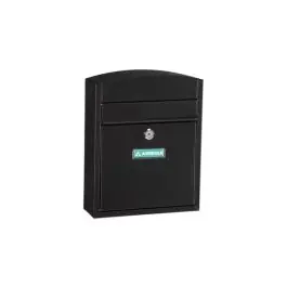 Buzon exterior acero compact negro arregui