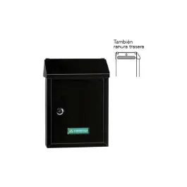 Buzon exterior acero smart negro arregui