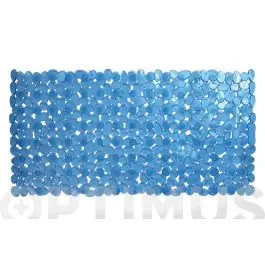 Alfombra de baño 33x72 cm antideslizante marelia azul dintex