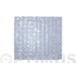 Alfombra de baño 54x54 cm antideslizante marelia translucida dintex
