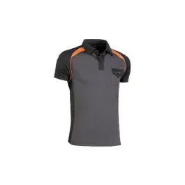 Polo top range coolway gris / naranja talla xl juba
