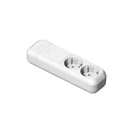 Base multiple sin interruptor sin cable 2 tomas famatel