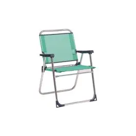 Sillon playa fijo seguridad respaldo bajo aluminio fibreline azul alco