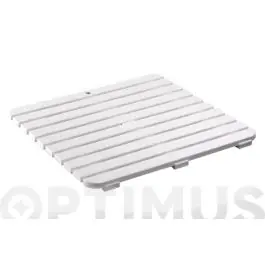 Tarima plato ducha blanca 55 x 55 cm tatay