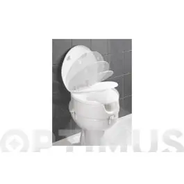 Alzador wc con tapa con caida amortiguada 20 cm wenko