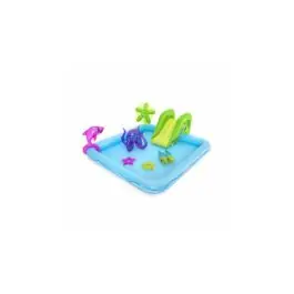 Piscina acuario centro juegos con tobogan 239x206x86cm bestway