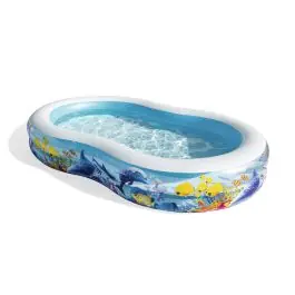 Piscina hinchable fondo marino 262x157x46cm bestway