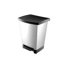 Cubo pedal metal decobin 2 24 l-2 en 1 curver