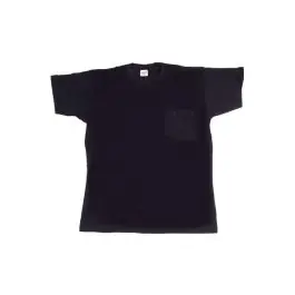 Camiseta algodon 140 gr con bolsillo azul talla xxl juba