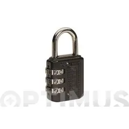 Candado combinacion 715 progrmable 20 mm negro abus