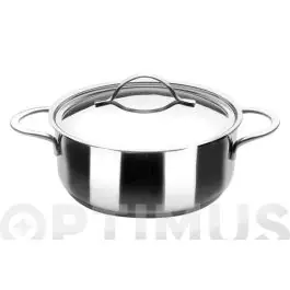 Cazuela inox con tapa noah 16 cm-1,5l ibili