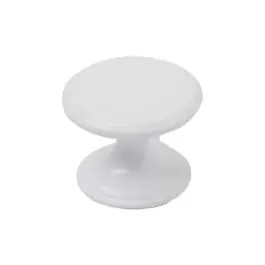 Pomo mueble zamak blanco 32x27mm rei