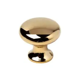 Pomo mueble oro 25x24mm rei