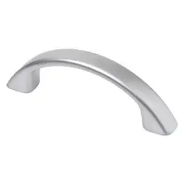 Tirador mueble zamak cromo mate 80x11x24mm rei