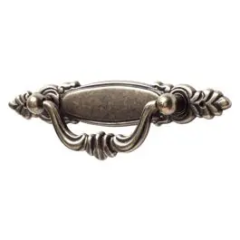 Tirador mueble bronce pendulo abatible 110x32x17 rei