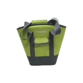 Nevera camping flexible verde y gris capazo 15 l natuur