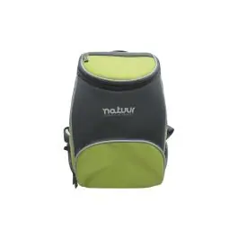 Nevera camping flexible verde y gris 12l natuur