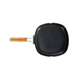 Grill liso induccion aluminio forjado ecostone 28 x 28cm wecook