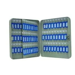 Armario para llaves 108 llaves gris metalico kylate - Vivahogar