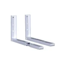 Soporte microondas extensible 40 kg plateado kylate - Vivahogar