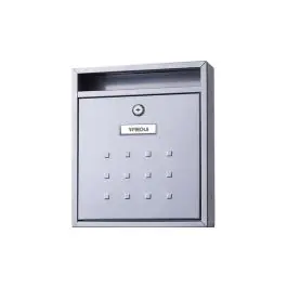 Buzon interior vertical 310 x 260 x 90 mm plateado arregui