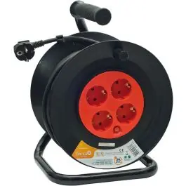 Enrollacable elec term. 4t-tt 3x1,5mm 25mt 3000w garza