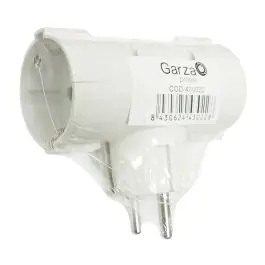 Adaptador 2 tomas 86x43x88mm 3500w p/inf garza