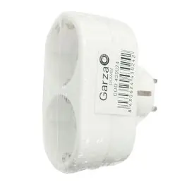 Adaptador 2 tomas 77x45x91mm 3500w p/inf garza
