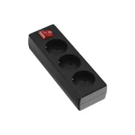 Base multiple 3 tomas sin cable 3680w ng c/int garza