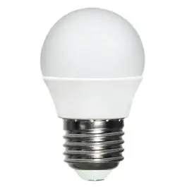 Bombilla esferica led e27 4,2w 470lm 4000k garza