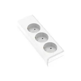 Base multiple 3 tomas sin cable 3680w bl garza