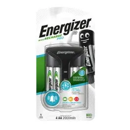 Cargador pila 4 pilas 2000mah 86x107x207mm carga 3-6h energi energizer
