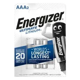 Pila litio 1,5v lr03 aaa r3 2 uds energizer