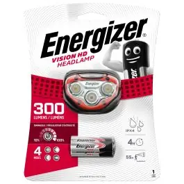 Linterna 200 lumenes cinta ajustable a la cabeza 147x39x190m energizer