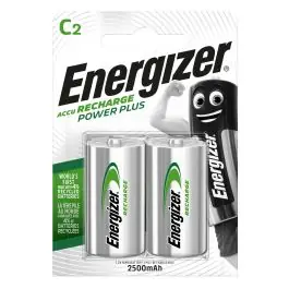 Pila c2 recargable 80x27x120mm 2ud hr14 bl2 energizer