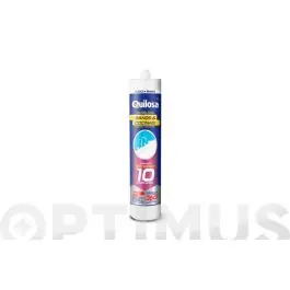 Silicona baños y cocinas 300 ml translucido quilosa