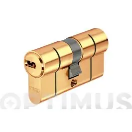 Cilindro d66 leva larga, doble embrague 30-30 laton, 5 llaves abus