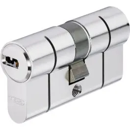 Cilindro d66 leva larga, doble embrague, 30-50 niquel, 5 llaves abus