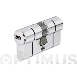 Cilindro d66 leva larga, doble embrague, 35-35 niquel, 5 llaves abus