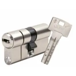Cilindro bravus, leva larga, doble embrague 30-50 niquel, 5 llaves abus