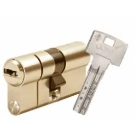 Cilindro bravus, leva larga, doble embrague 30-30 laton, 5 llaves abus