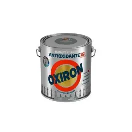 Esmalte antioxidante agua oxiron liso brillante 2,5 l gris perla titan