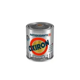 Esmalte antioxidante agua oxiron liso brillante 750 ml plata titan