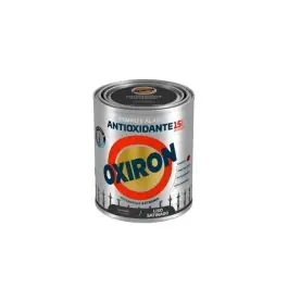 Esmalte antioxidante agua oxiron liso satinado 750 ml gris medio titan